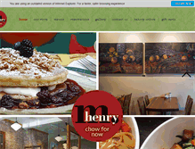 Tablet Screenshot of mhenry.net